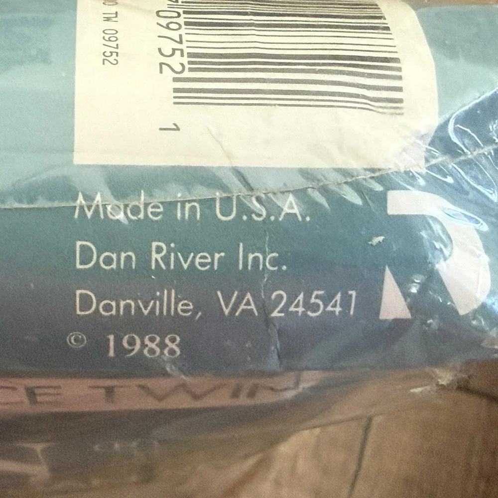 VINTAGE Criterion By Dan River 3 pc Twin Sheet Set 